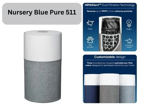 Air Purifier for Nursery Blue Pure 511