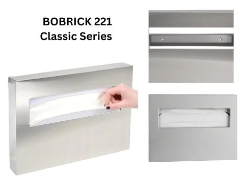 Bobrick Washroom Accessories (5) BOBRICK 221 ClassicSeries Stainless Steel