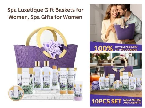 Spa Luxetique Gift Baskets for Women, Spa Gifts