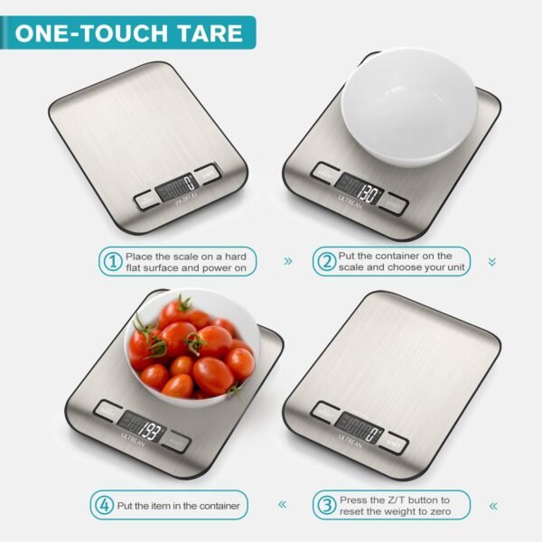 Ultrean Food Scale, Digital Kitchen Scale - Image 3