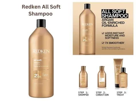 Redken All Soft Shampoo | Deeply Moisturizes and Hydrates: